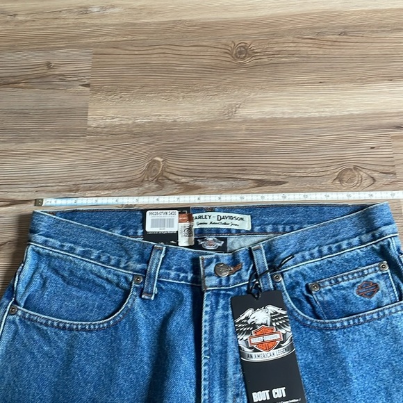 Harley-Davidson Original Bootcut Jeans Blue Denim 99026-07VM Mens 34 X 30 NEW - Picture 6 of 14